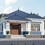 nhà cấp 4 mái Nhật