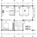 mặt bằng tầng 1 mẫu nhà phố 3 tầng hiện đại