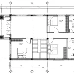 mặt bằng tầng 2 nhà 2 tầng mái Nhật