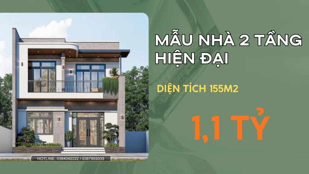 mẫu nhà 2 tầng đẹp