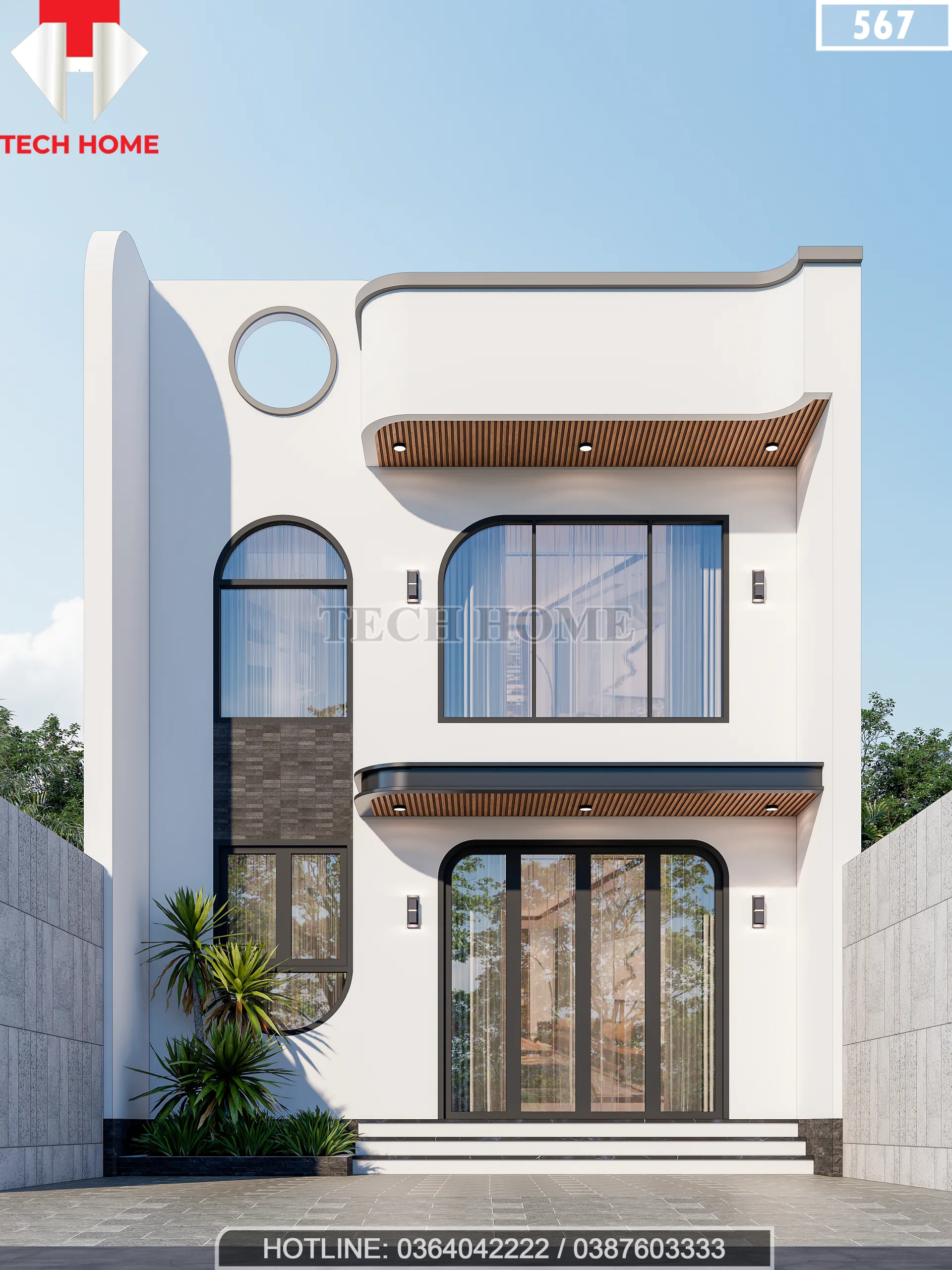 mẫu nhà 2 tầng đẹp