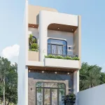 Góc nghiêng mẫu nhà 2 tầng đẹp