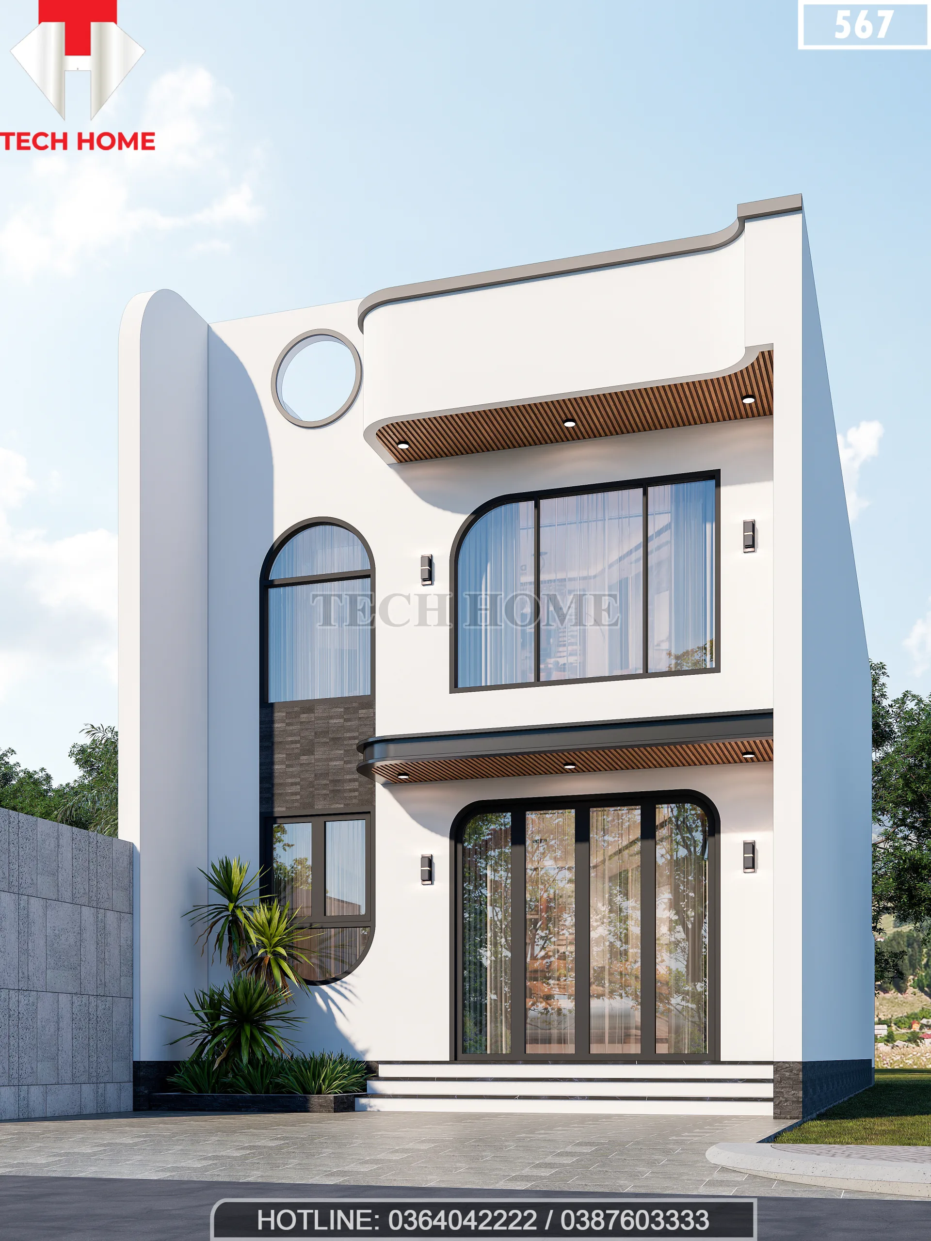 mẫu nhà 2 tầng đẹp