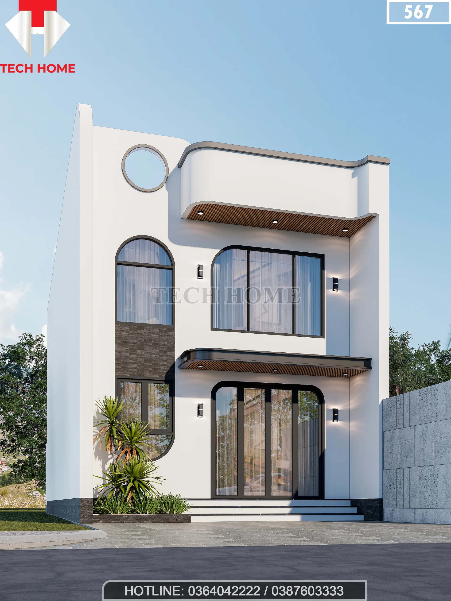 mẫu nhà 2 tầng đẹp