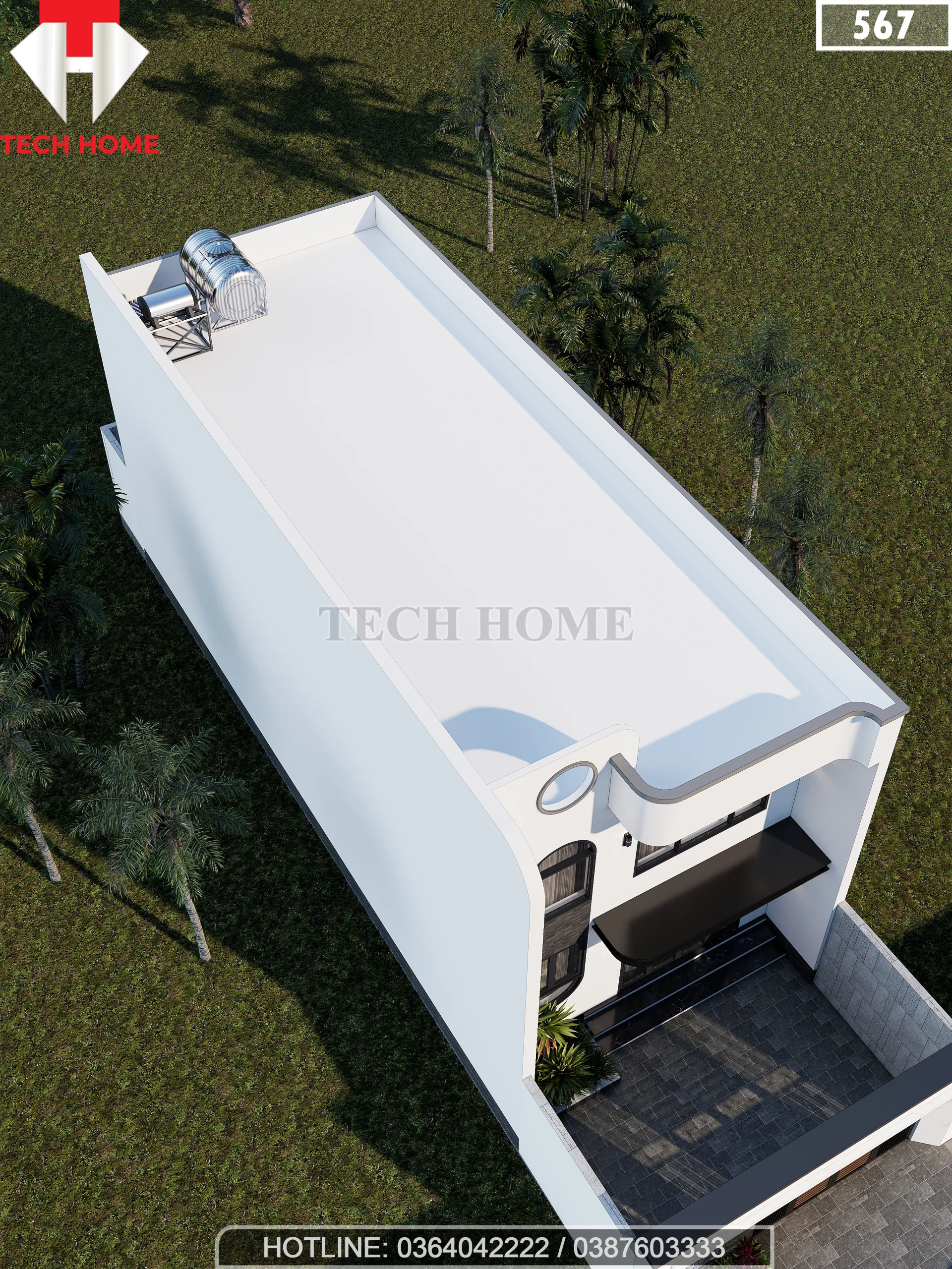 mẫu nhà 2 tầng đẹp