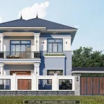 tổng quan mẫu nhà 2 tầng mái Nhật