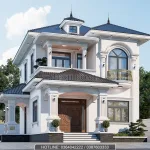 mẫu nhà 2 tầng mái Nhật