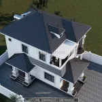 mẫu nhà 2 tầng mái Nhật