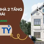 mẫu nhà 2 tầng mái Thái