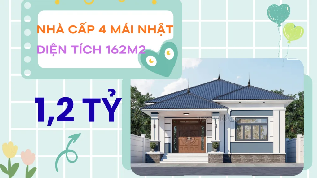 Nhà cấp 4 mái Nhật