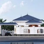 Tổng thể mẫu nhà cấp 4 mái Nhật