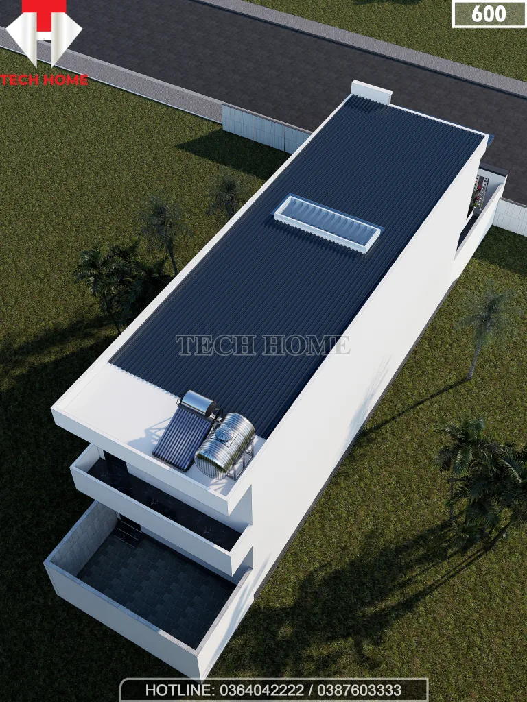 mẫu nhà ống 2 tầng đẹp