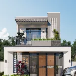 mẫu nhà ống 2 tầng đẹp