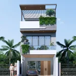 mẫu nhà ống 3 tầng đẹp