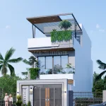 mẫu nhà ống 3 tầng đẹp