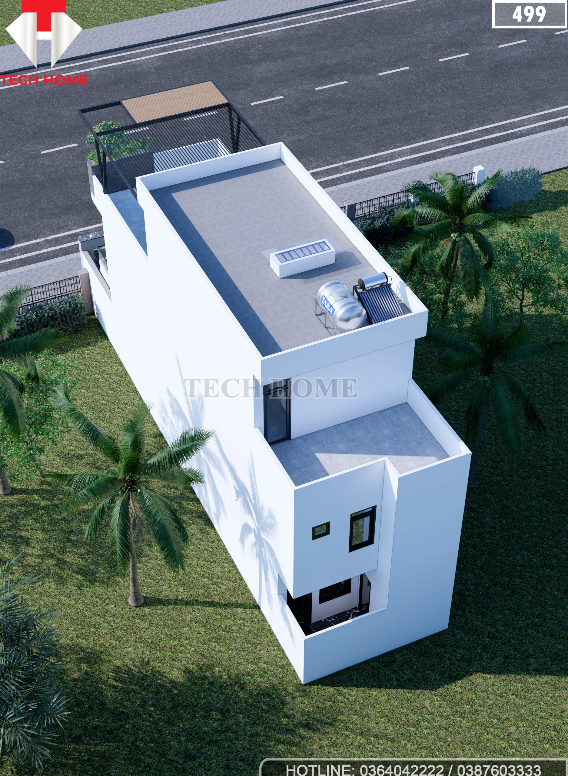 mẫu nhà ống 3 tầng đẹp