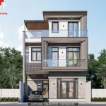mẫu nhà phố 3 tầng hiện đại