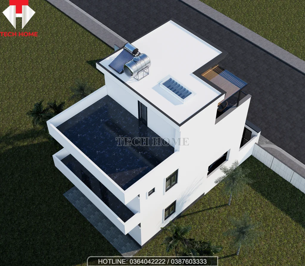 mẫu nhà phố 3 tầng hiện đại