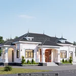 mẫu nhà vườn mái Nhật