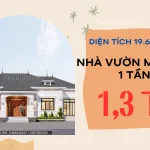 mẫu nhà vườn mái Nhật