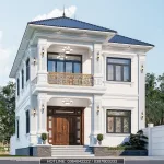 nhà 2 tầng mái Nhật