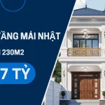 nhà 2 tầng mái Nhật