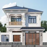 nhà 2 tầng mái Nhật