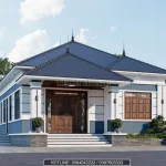 nhà cấp 4 mái Nhật