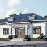 nhà cấp 4 mái Nhật