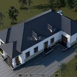 nhà vườn 1 tầng mái Nhật