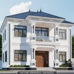 nhà 2 tầng mái Nhật