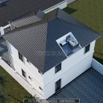 nhà 2 tầng mái Nhật