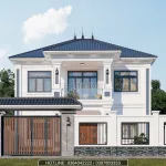 nhà 2 tầng mái Nhật