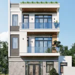 thiết kế nhà phố 3 tầng