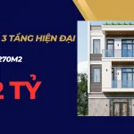 thiết kế nhà phố 3 tầng
