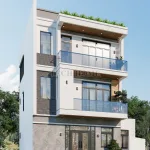 thiết kế nhà phố 3 tầng