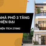 thiết kế nhà phố 3 tầng