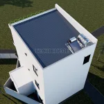 thiết kế nhà phố 3 tầng