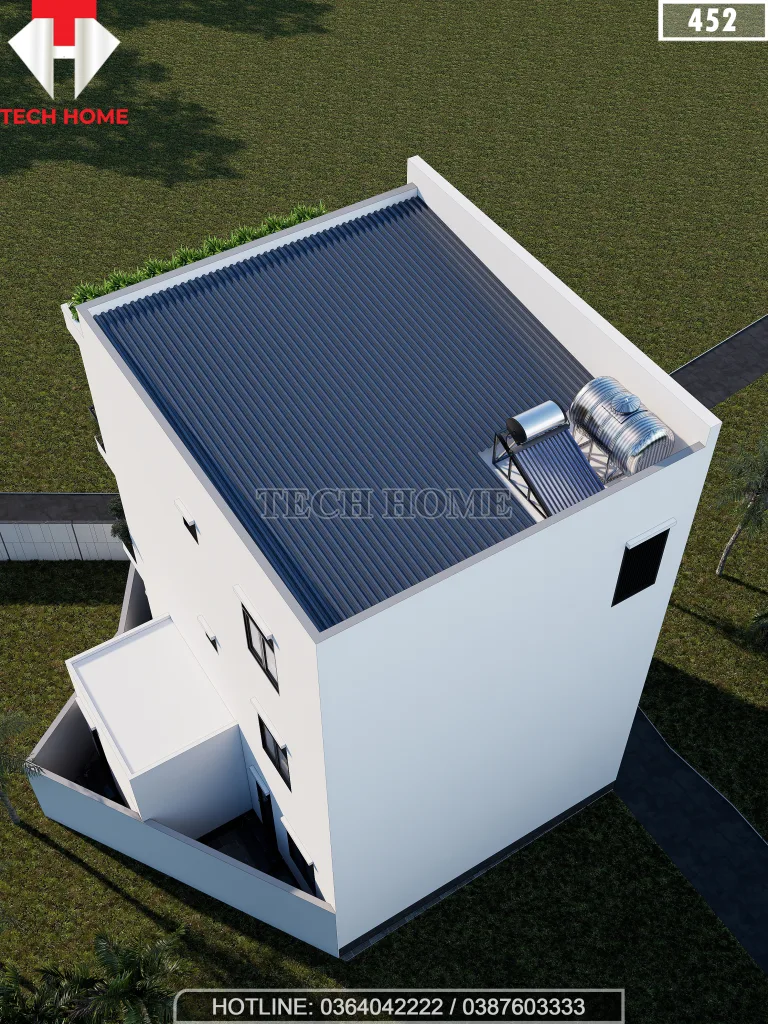 thiết kế nhà phố 3 tầng