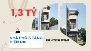 thiết kế nhà phố 3 tầng hiện đại
