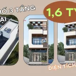 thiết kế nhà phố 3 tầng