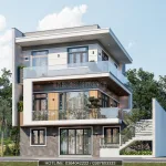 thiết kế nhà phố 3 tầng hiện đại