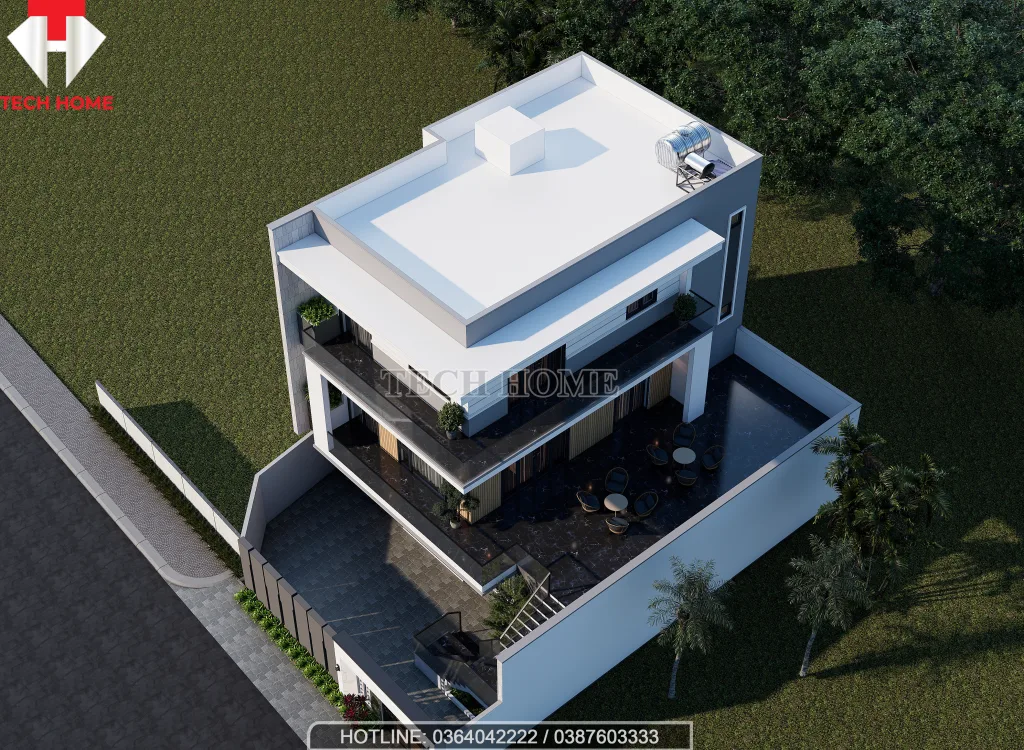 thiết kế nhà phố 3 tầng hiện đại