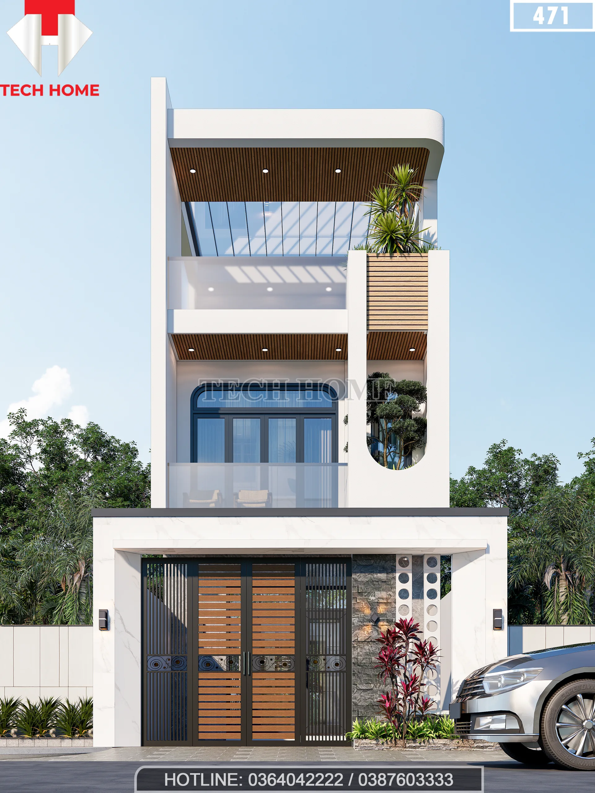 thiết kế nhà phố tại Hải Dương