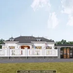 mẫu nhà vườn mái Nhật