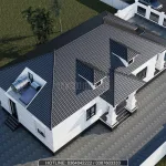 Tổng thể kiến trúc mẫu nhà vườn mái Nhật