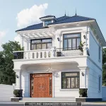 mẫu nhà 2 tầng mái Nhật