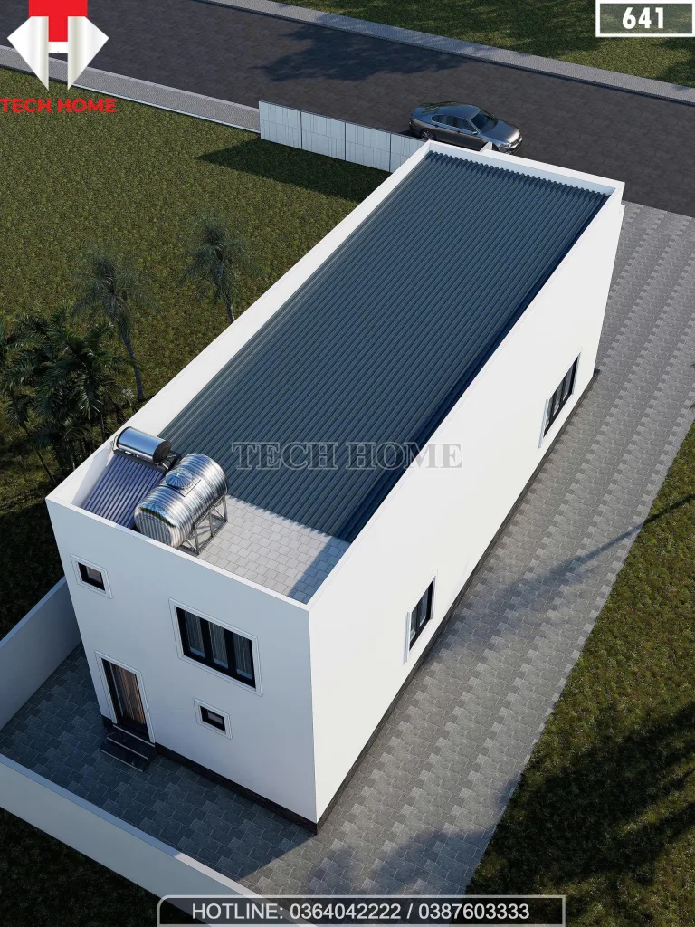 Tổng thể mẫu nhà 2 tầng đẹp