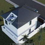 nhà 2 tầng mái Nhật