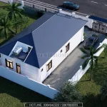 Tổng thể mẫu nhà cấp 4 mái Nhật